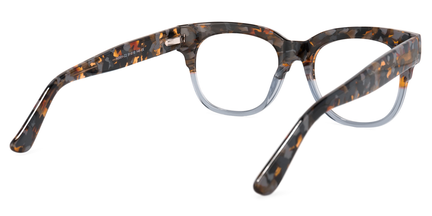 Yessenia Square Gray Glasses | ZEELOOL UK4
