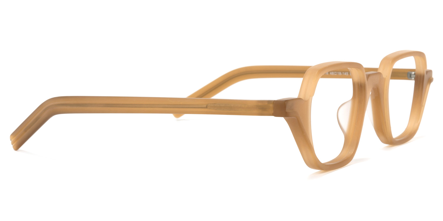 Yasin Square Cameo-Brown Glasses | ZEELOOL UK3