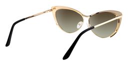 Ellen Cateye Gold Sunglasses4