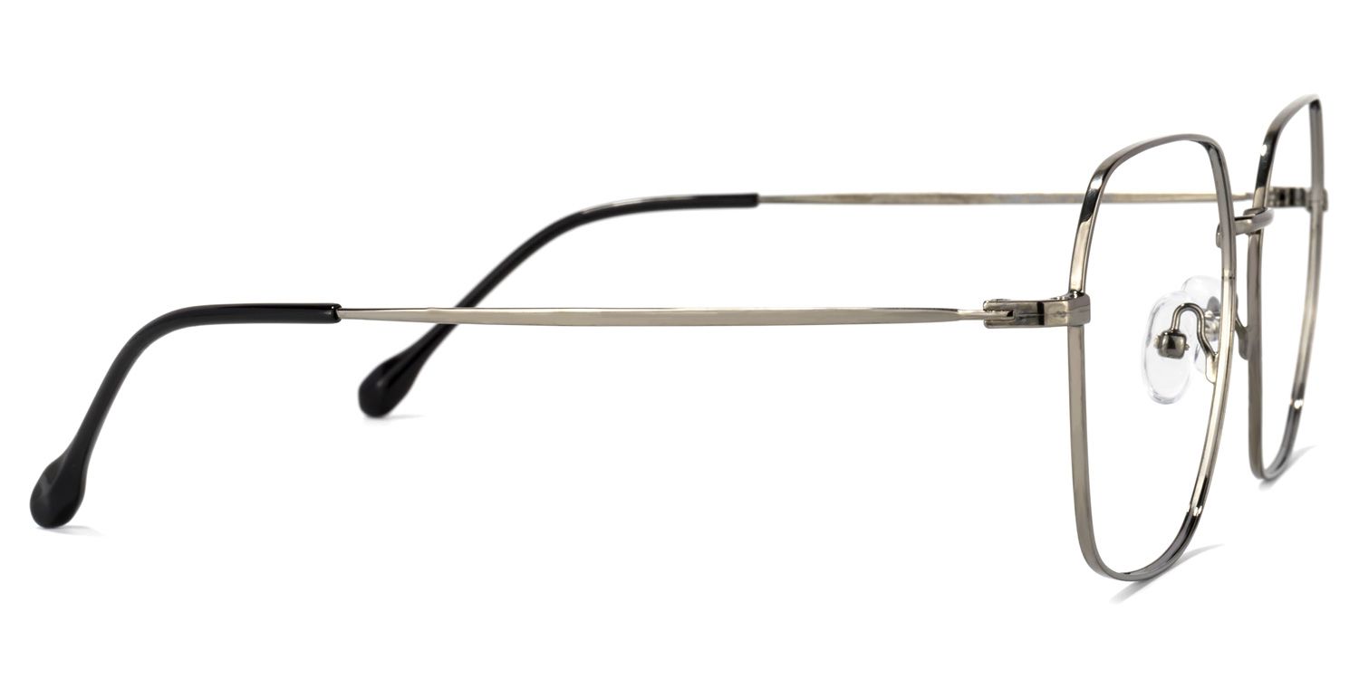 Zander Square Gray Glasses | ZEELOOL UK3