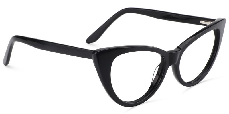 Marilyn Cat-eye Black Eyeglasses and Glasses Frames3