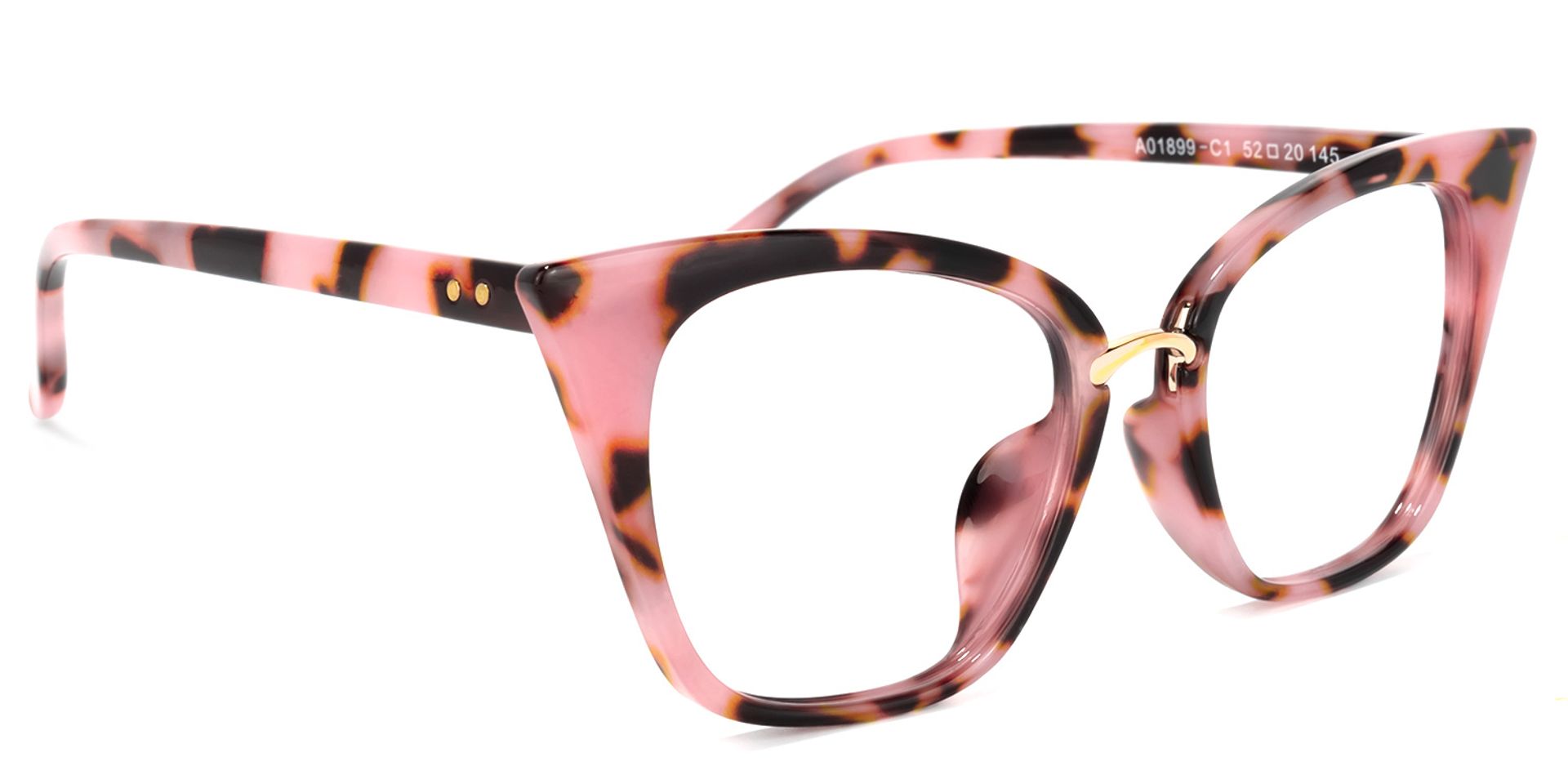 Chandrikar Cat Eye Pink-Floral Frame Glasses | ZEELOOL UK2