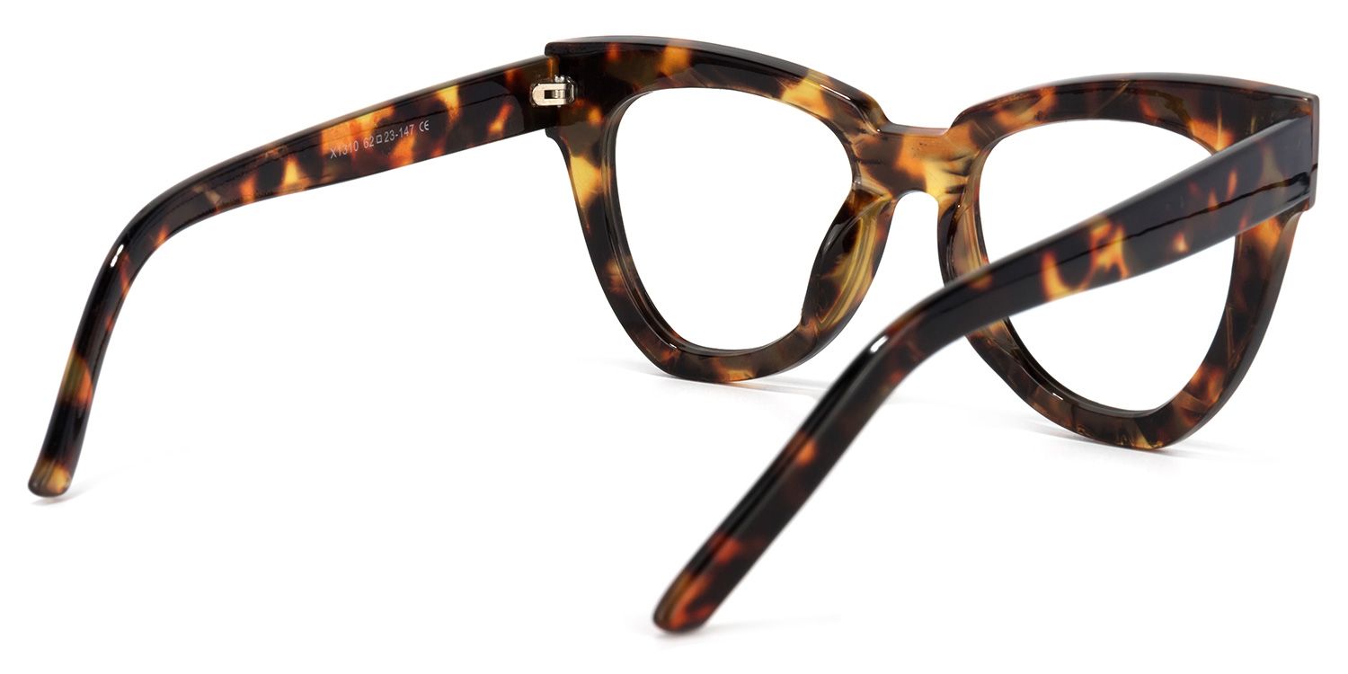 Hassan Cateye Tortoise Glasses | ZEELOOL UK4