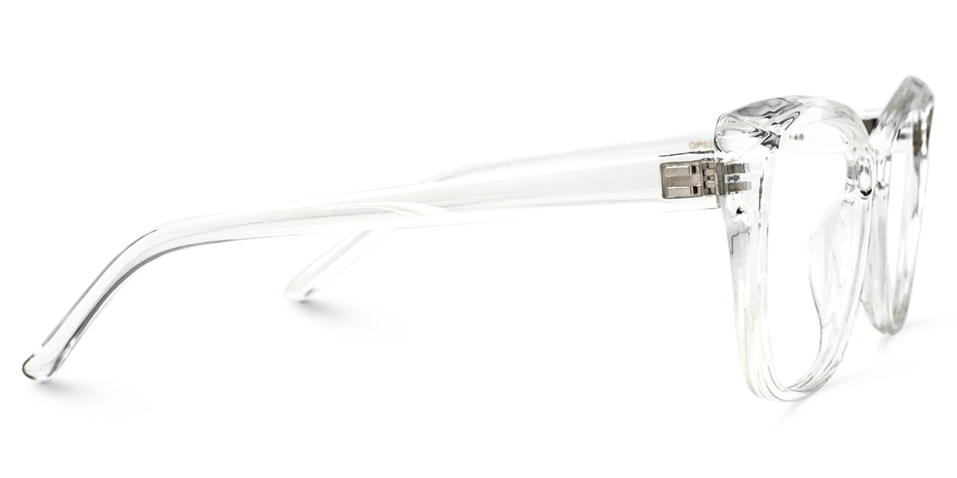 Farris Clear Classy Cat eye Frame Glasses | ZEELOOL UK2