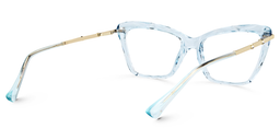 Juliet Light-Blue Rectangle Glasses4