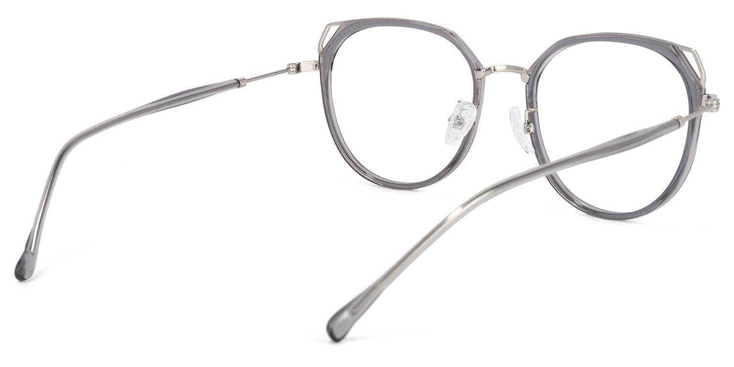 Ofelia Cateye Gray Glasses | ZEELOOL UK4