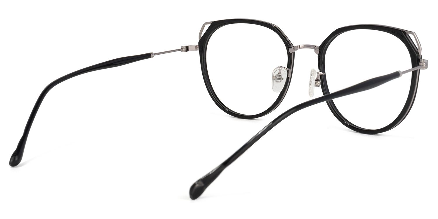 Ofelia Cateye Black Glasses | ZEELOOL UK4