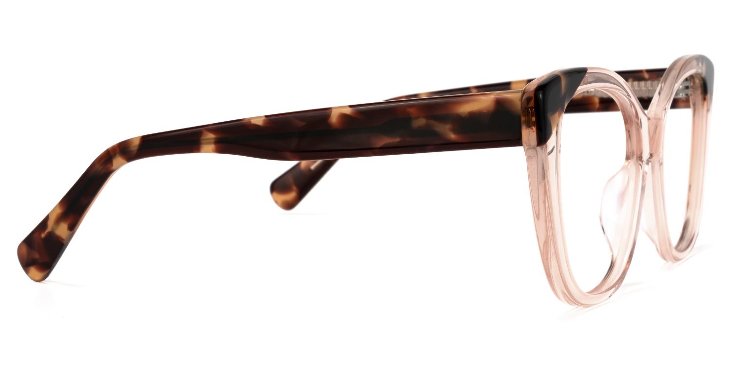 Liranzo Cateye Beige Glasses | ZEELOOL UK2