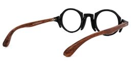 Charlie Round Black Glasses4