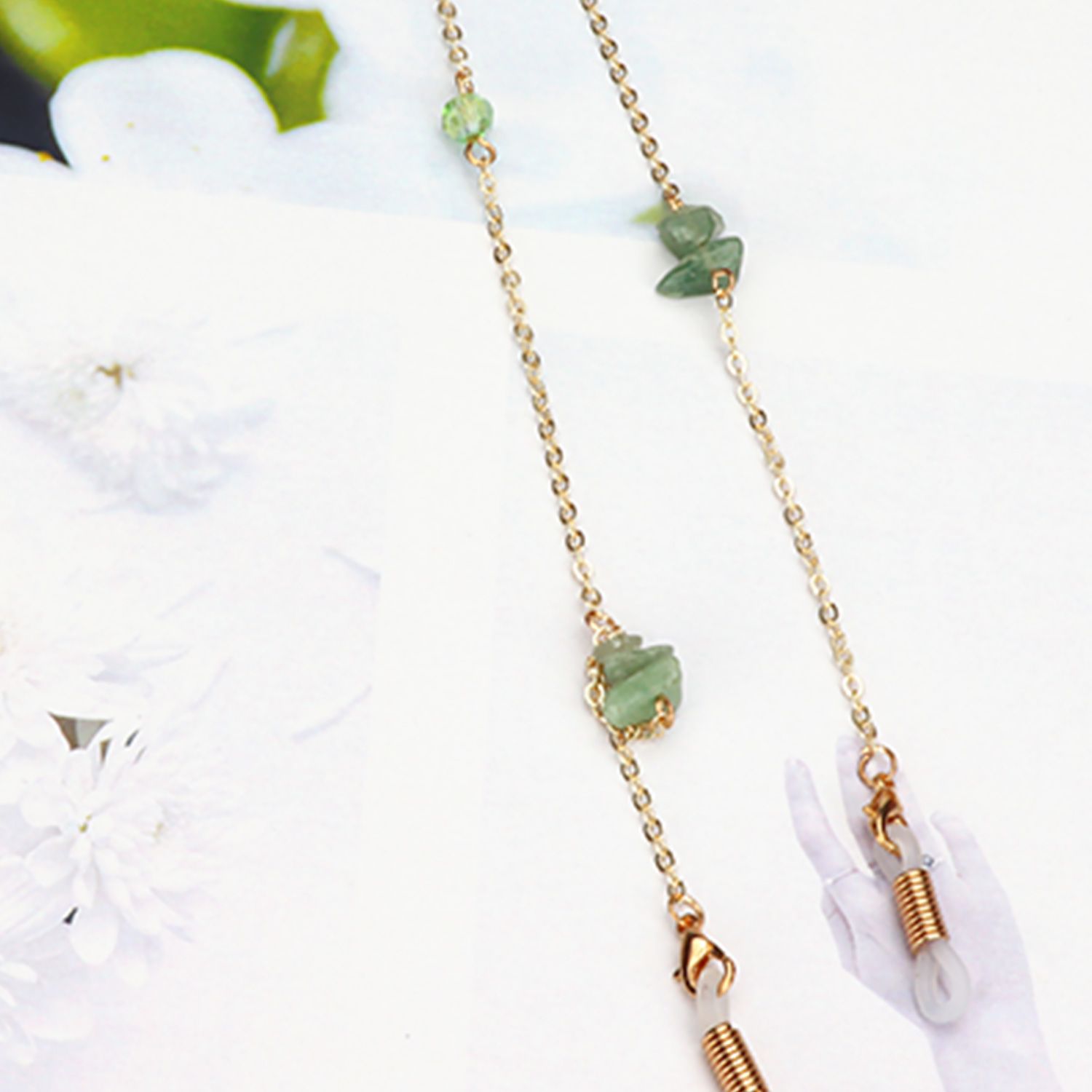 Jade Gold Eyeglasses Chain-09 | ZEELOOL UK2