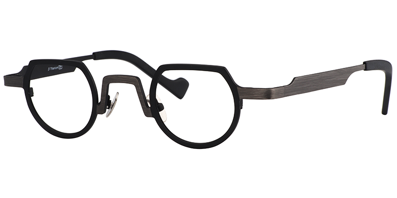 Timothy Round Black Glasses | ZEELOOL UK2