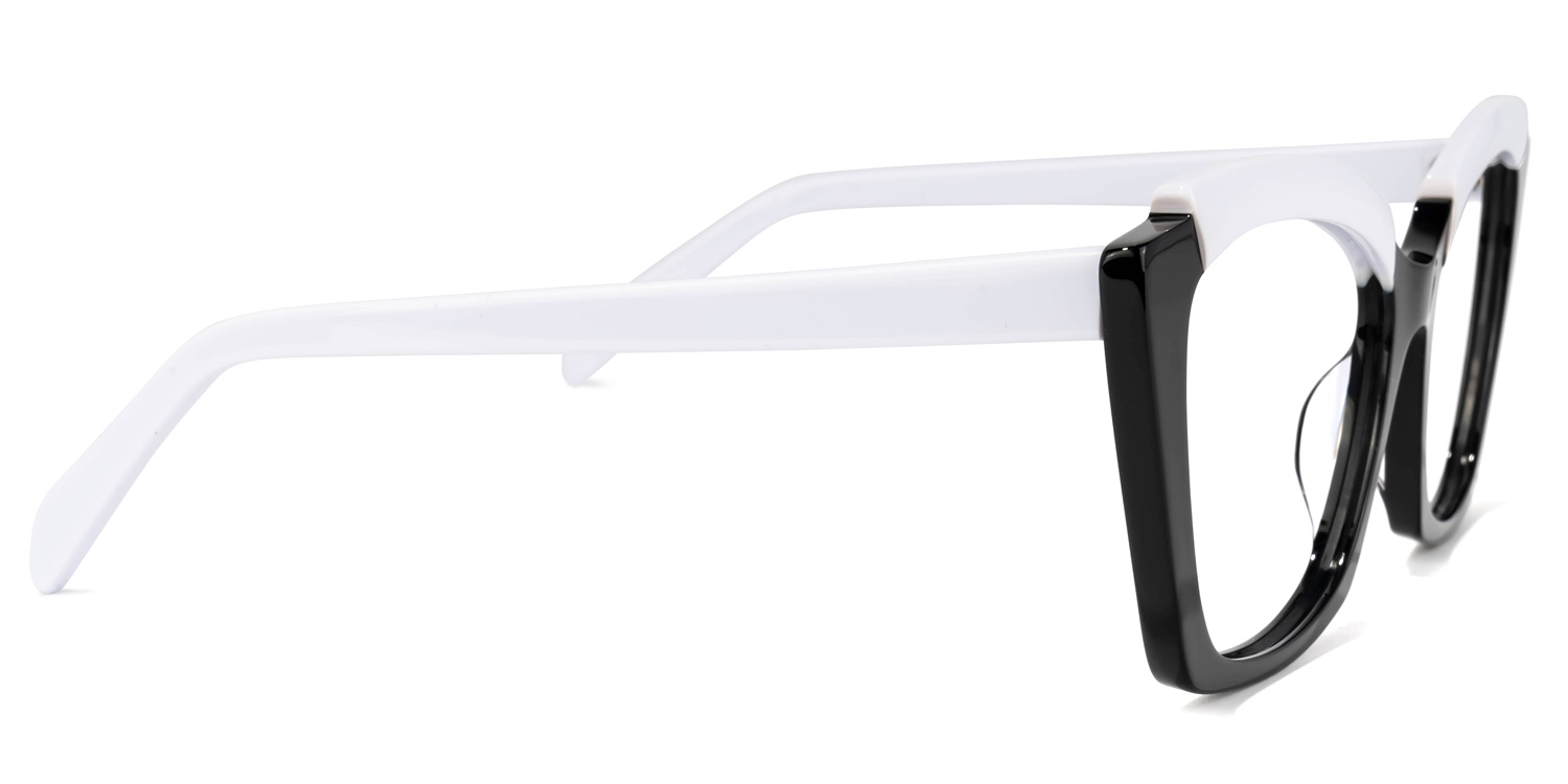 Benesa Browline Black Glasses | ZEELOOL UK2