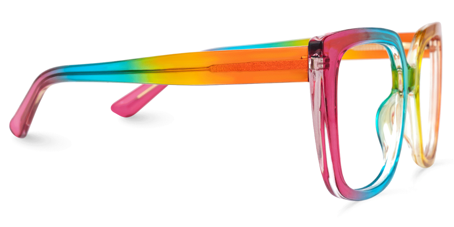 Carrero Square Multicolor Glasses | ZEELOOL UK2