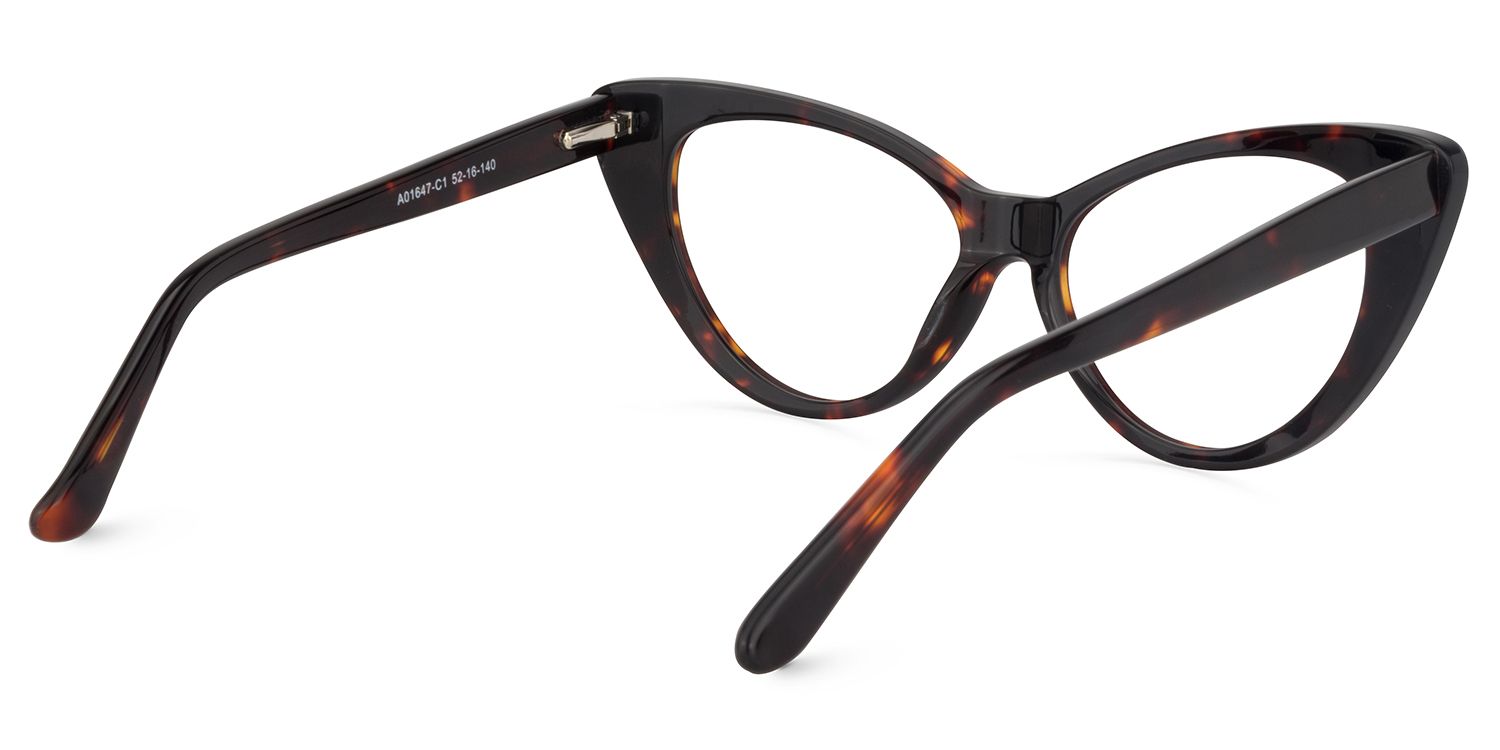 Alastair Cat eye Red Tortoise Glasses | ZEELOOL UK4