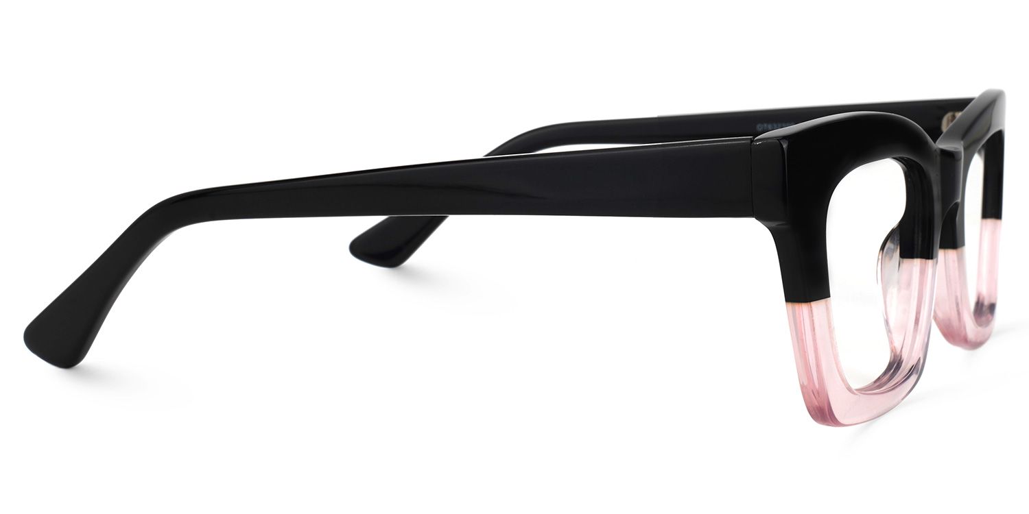 Vargas Square Black-Pink Glasses | ZEELOOL UK2