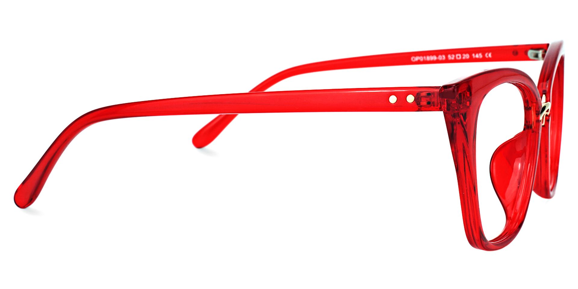 Chandrikar Cat Eye Red Glasses and Thin Frames Eyeglasses2