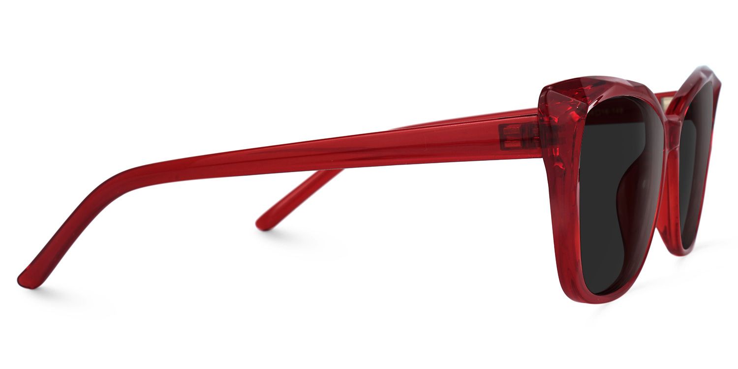 Farris Cat eye Red Sunglasses | ZEELOOL UK2