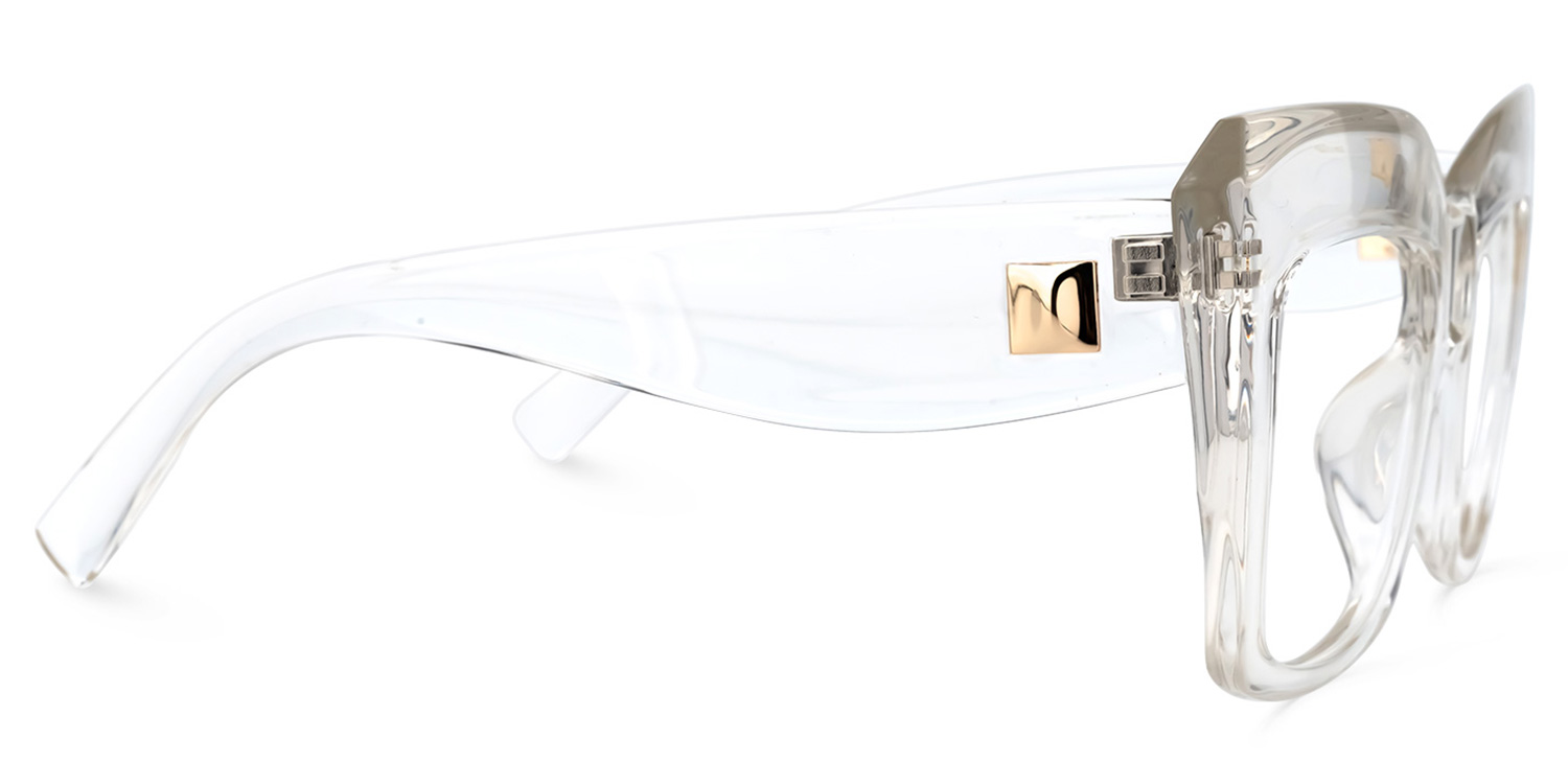 Alberta Cat Eye Crystal Eyeglasses and Wide Frames2