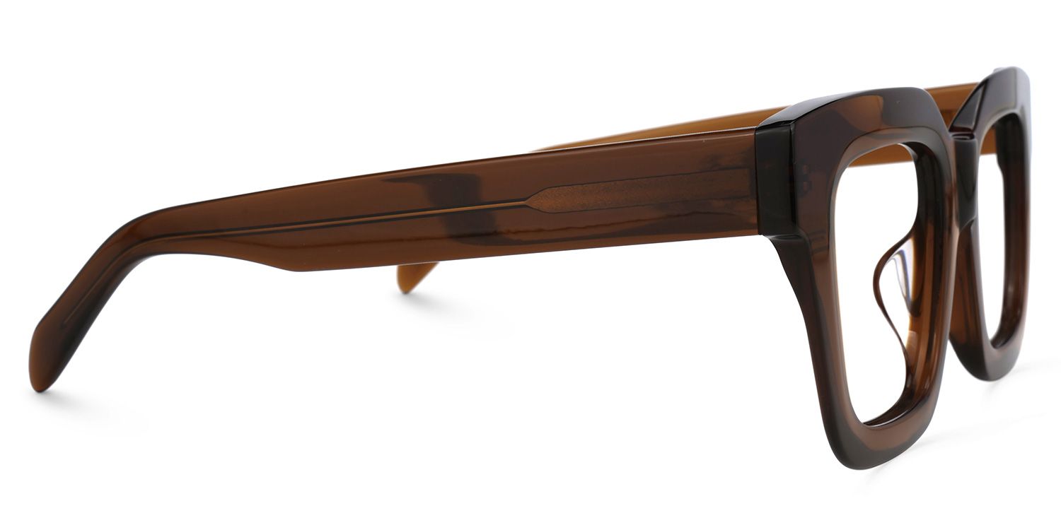 Trinity Square Tawny Glasses | Zeelool Glasses2