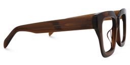 Trinity Tawny Square Glasses2