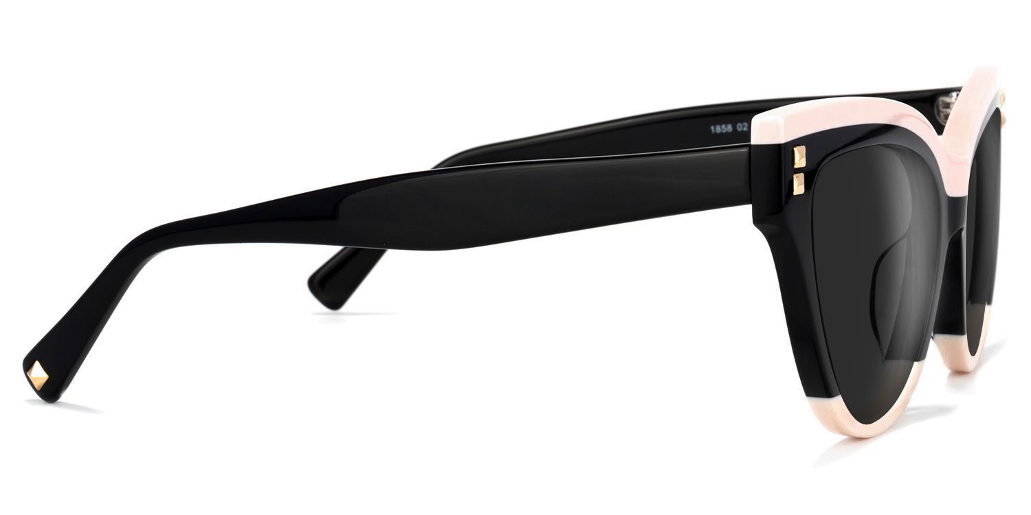 Cat eye Black Glasses | ZEELOOL UK2