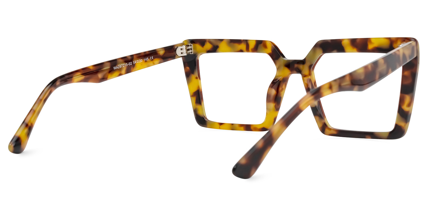 Nelisa Square Tortoise Glasses | ZEELOOL UK1