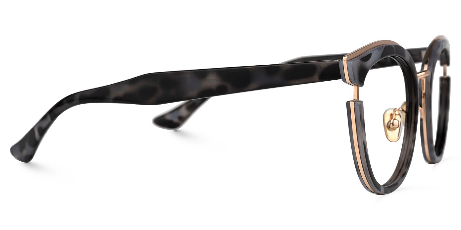 Laraine Cat Eye Light-Tortoise Glasses | ZEELOOL UK1