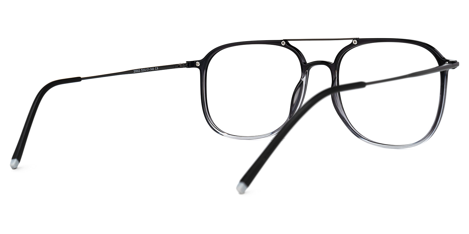 Moussa Aviator Black Glasses | ZEELOOL UK3