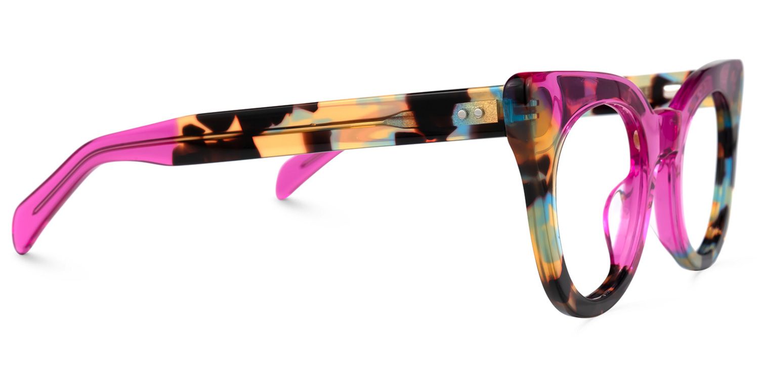 Godwin Cateye Purple Glasses | ZEELOOL UK2