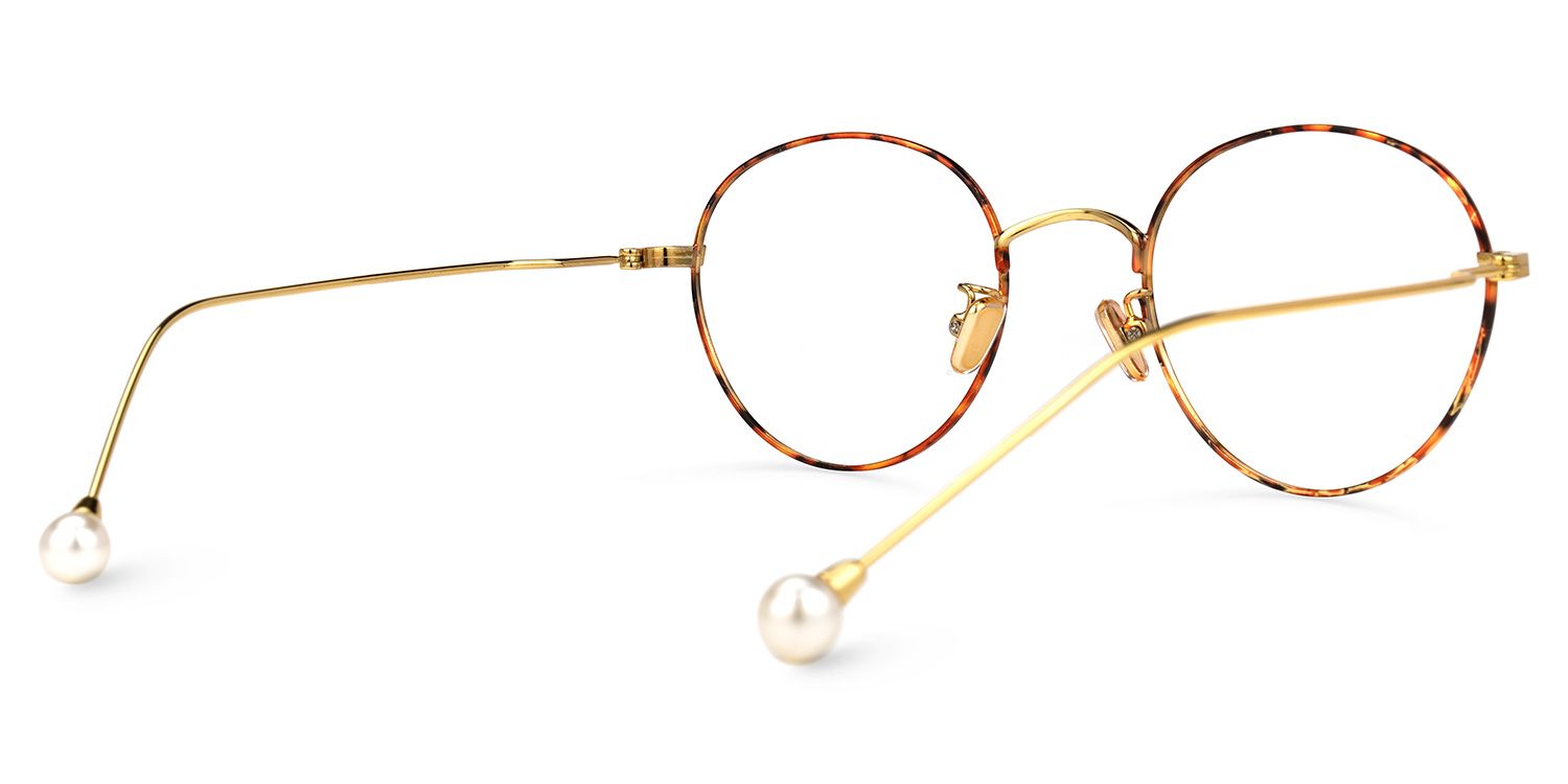 Kristina Round Tortoise Glasses | ZEELOOL UK3