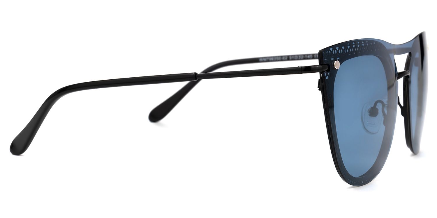 Hussain Clip-on Blue Glasses | ZEELOOL UK3