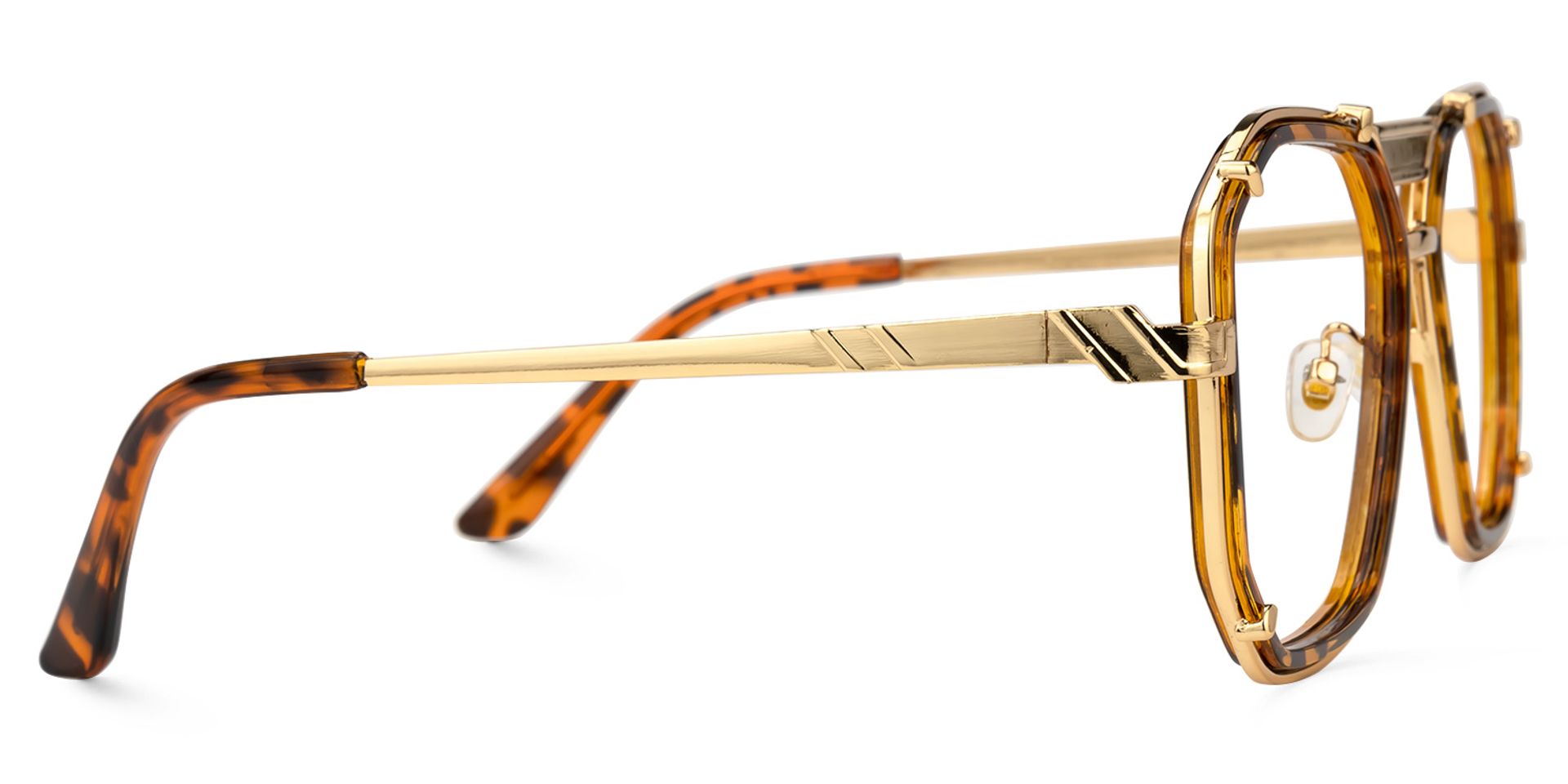 Rumble Geometric Tortoise Glasses | ZEELOOL UK2