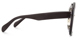 Frankie Geometric Brown Glasses3