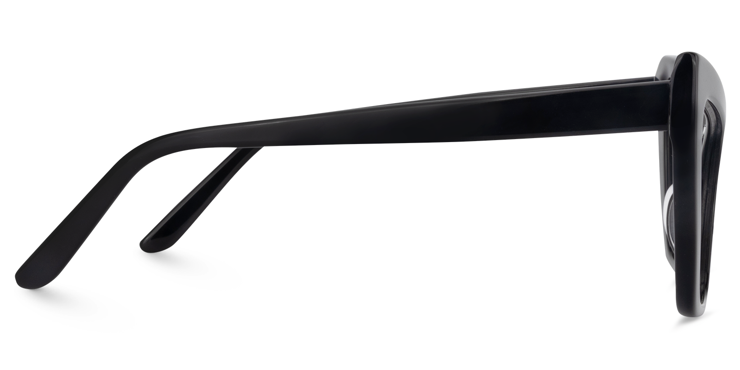 Driscoll Cateye Black Glasses | ZEELOOL UK3