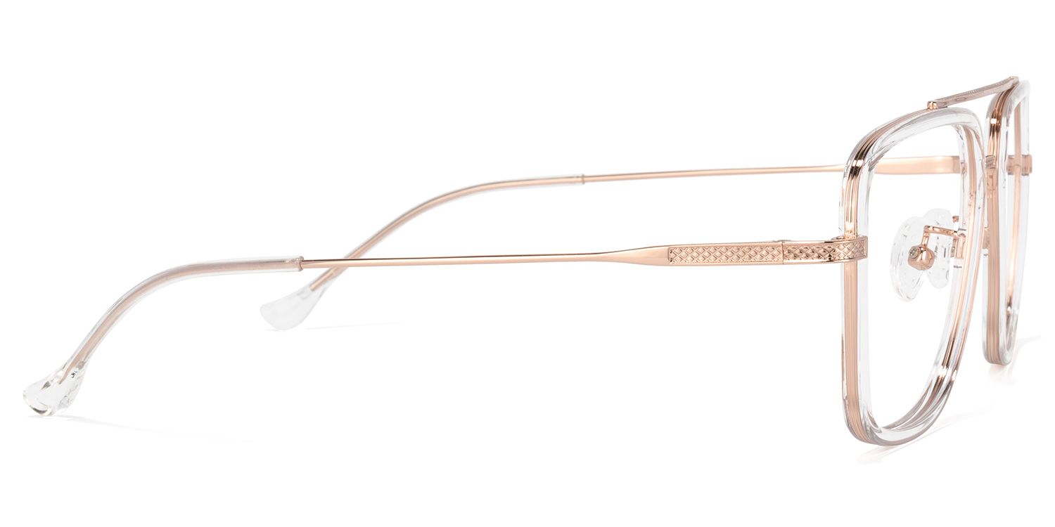 Nayeli Aviator Clear Glasses | ZEELOOL UK3