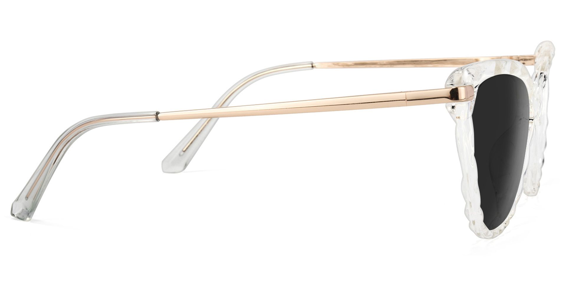 Lucas Cateye Clear Sunglasses | ZEELOOL UK3