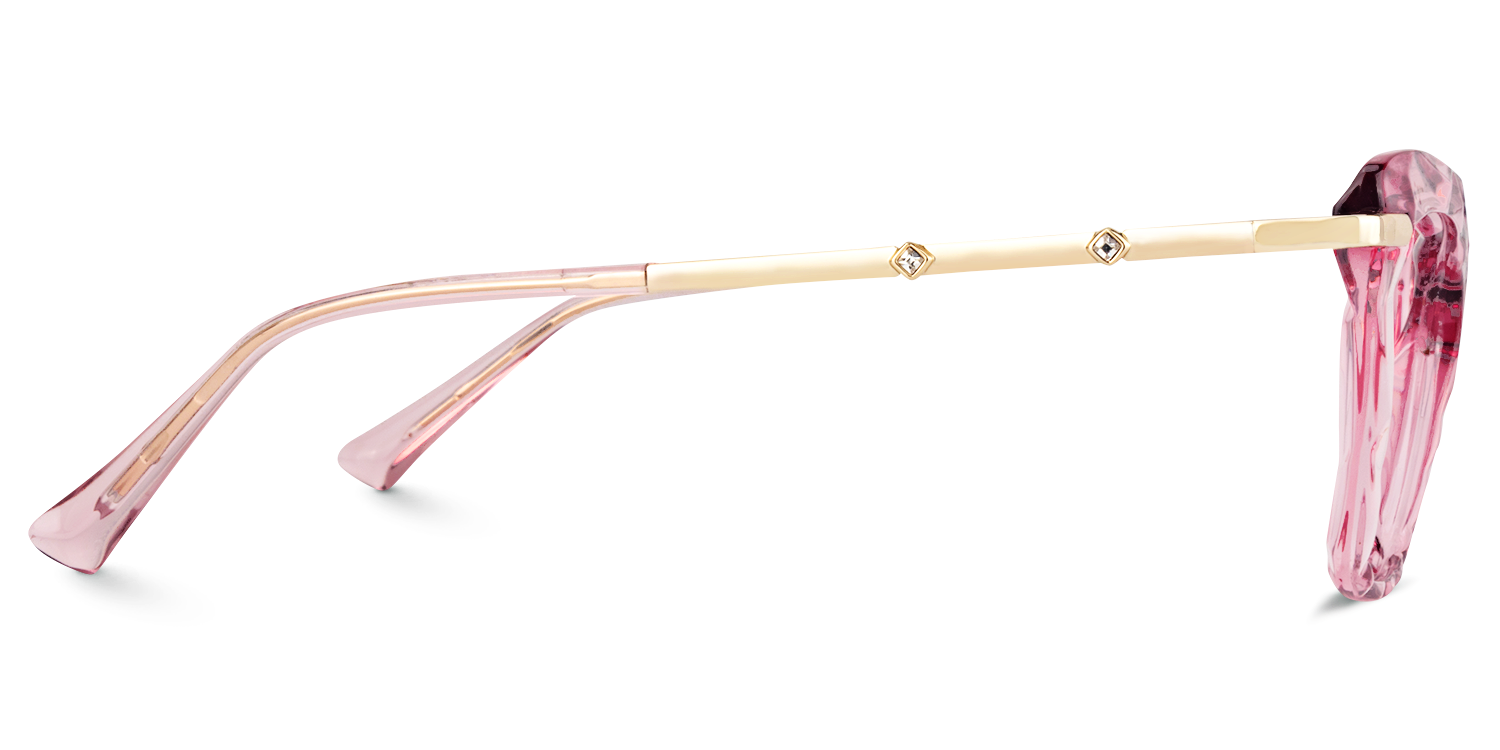 Juliet Pink Cat-eye Frame Glasses for Women | ZEELOOL UK2