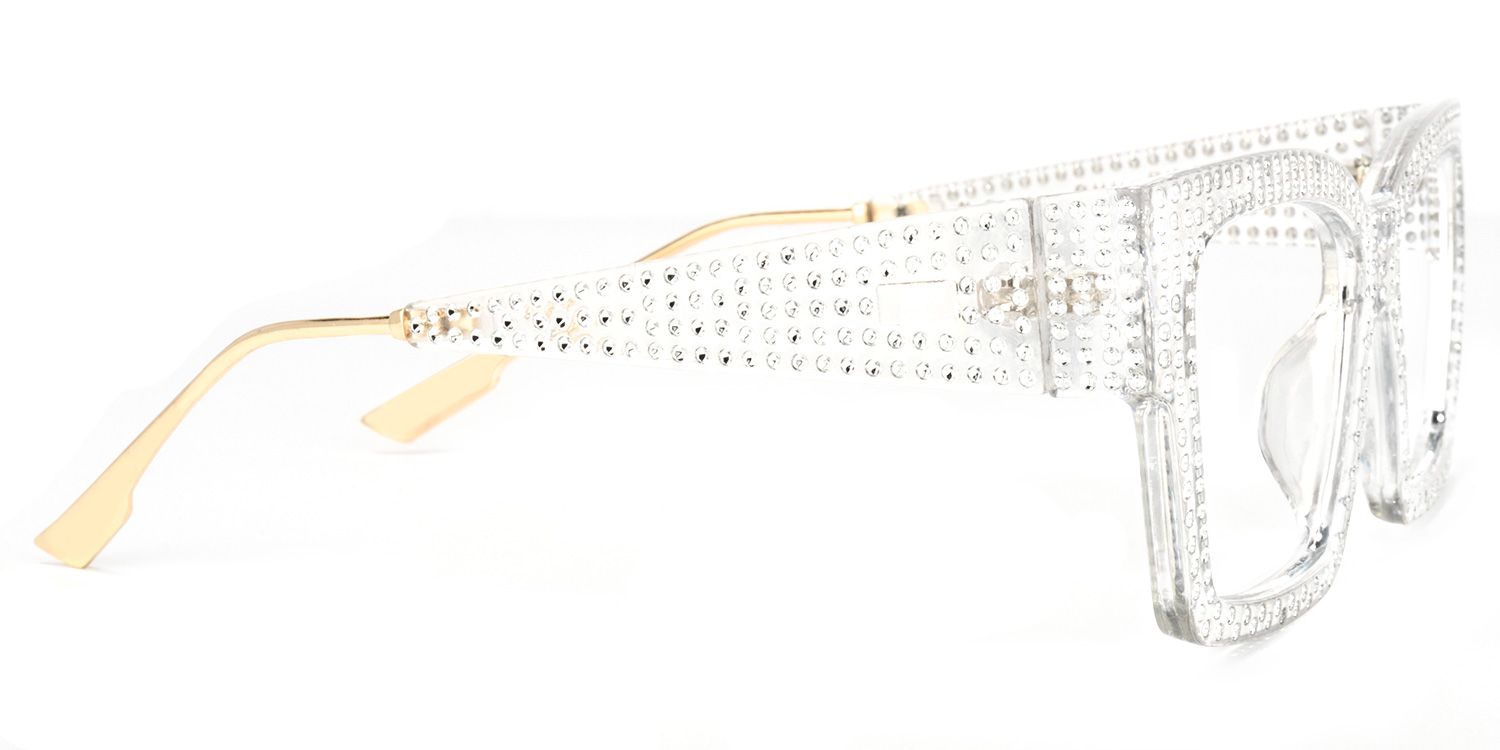 Drayton Square Clear Glasses | ZEELOOL UK2