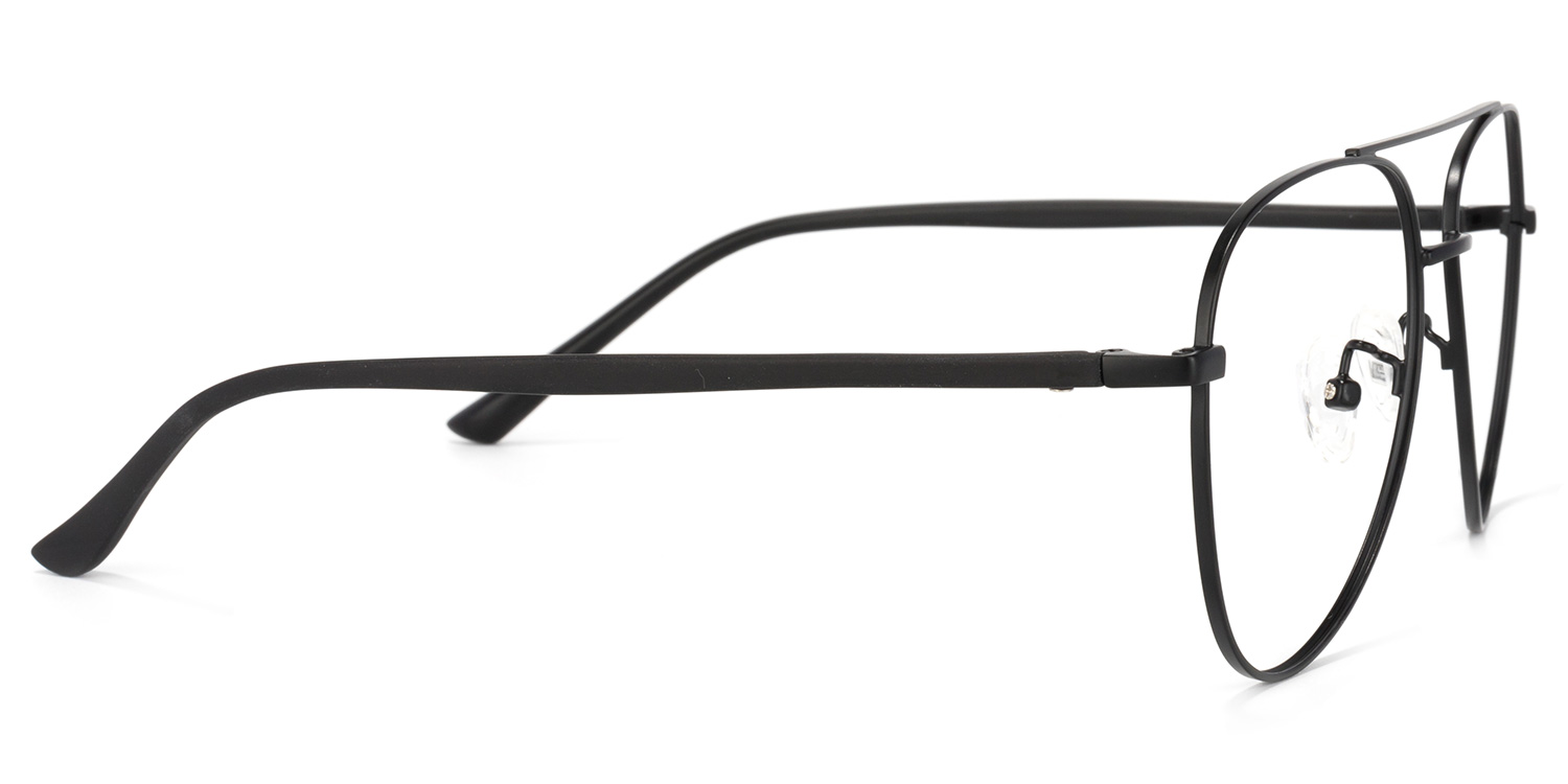 Paige Aviator Black Glasses3