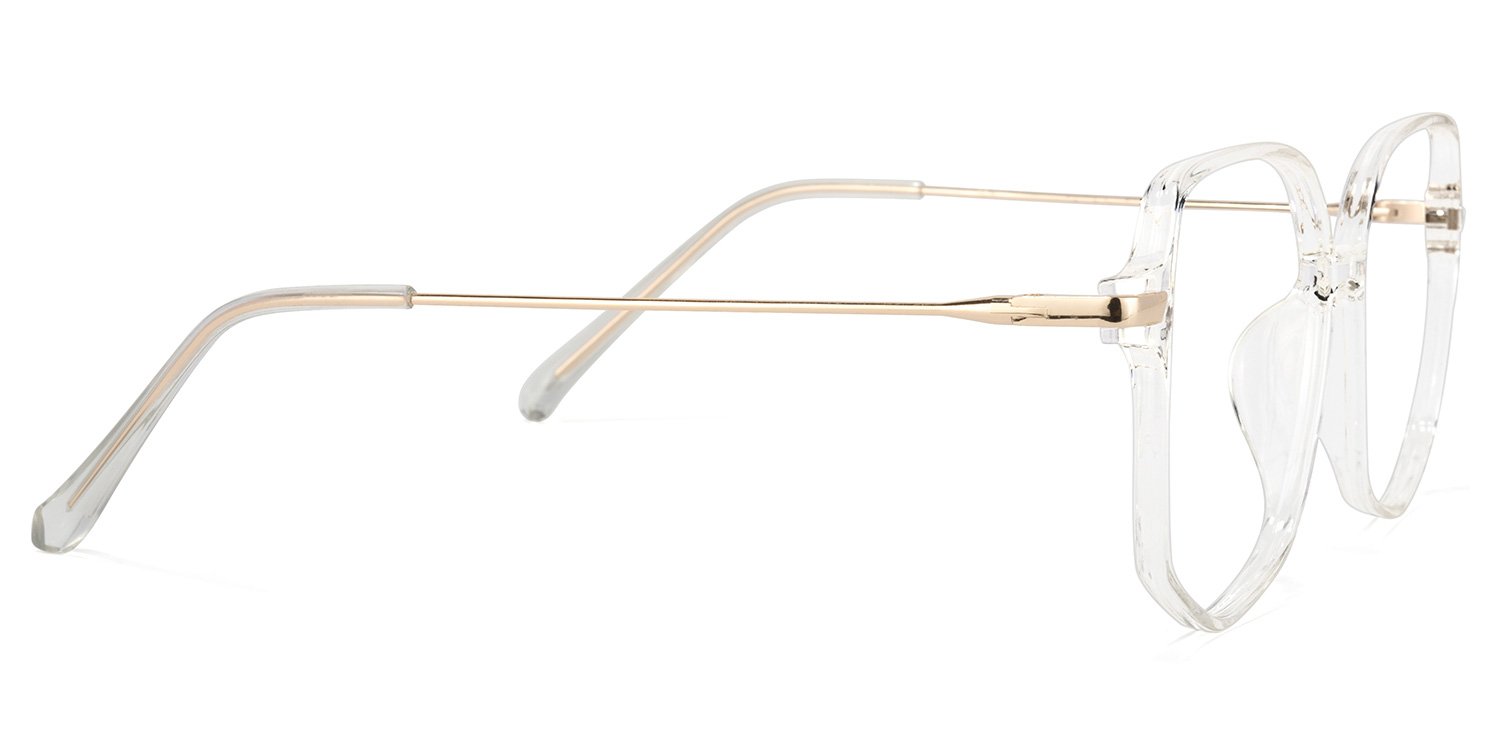 Payton Geometric Crystal Eyeglasses | ZEELOOL UK3