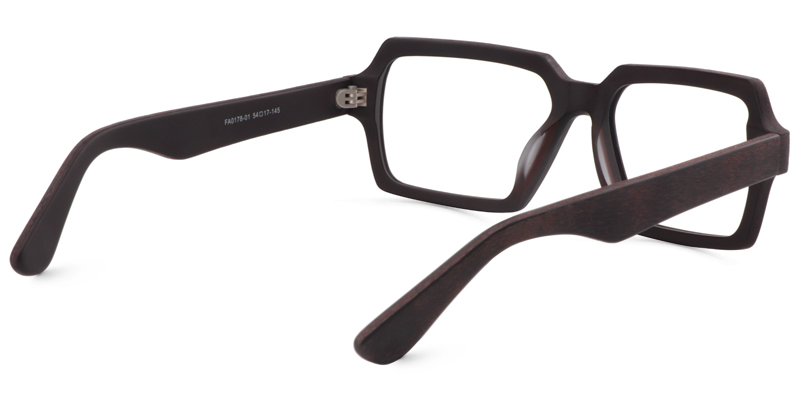 Arthur Geometric Brown Glasses | ZEELOOL UK5
