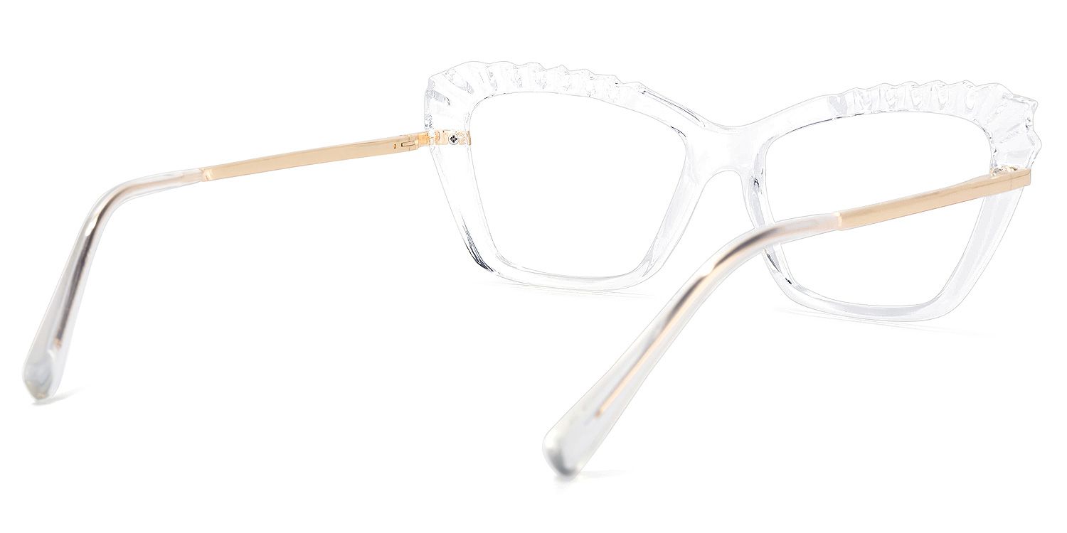Sophie Cateye Clear Glasses | ZEELOOL UK4