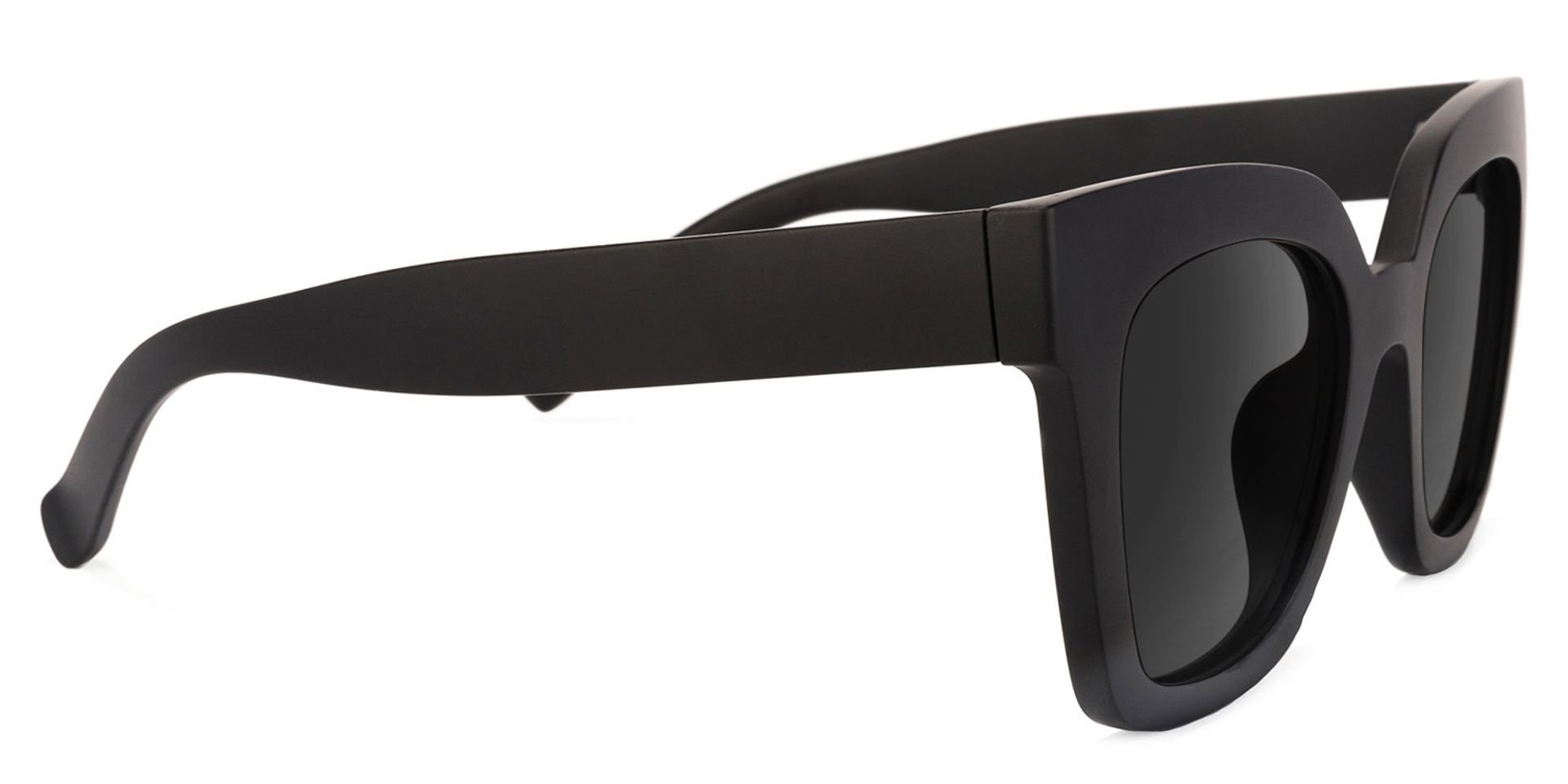 Malcolm Black Sunglasses with Square Frames | ZEELOOL UK2