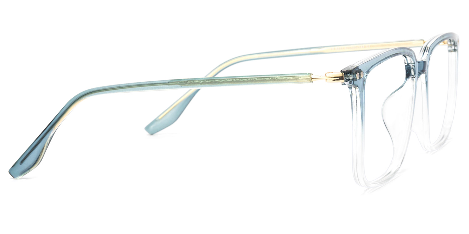 Tobias Square Light-Blue Glasses | ZEELOOL UK3