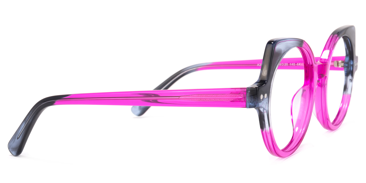 Gilbert Cateye Purple Glasses | ZEELOOL UK3