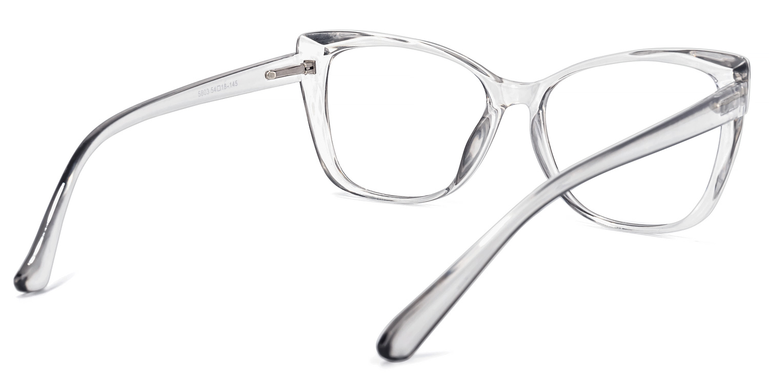 Wallace Cateye Gray Glasses | ZEELOOL UK4