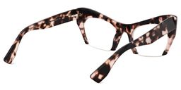 Kyle Cat Eye Light-Tortoise Glasses5