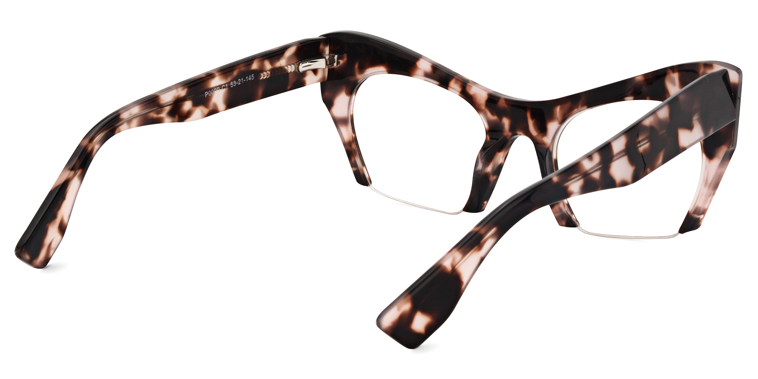 Kyle Cat Eye Light-Tortoise Glasses | ZEELOOL UK5