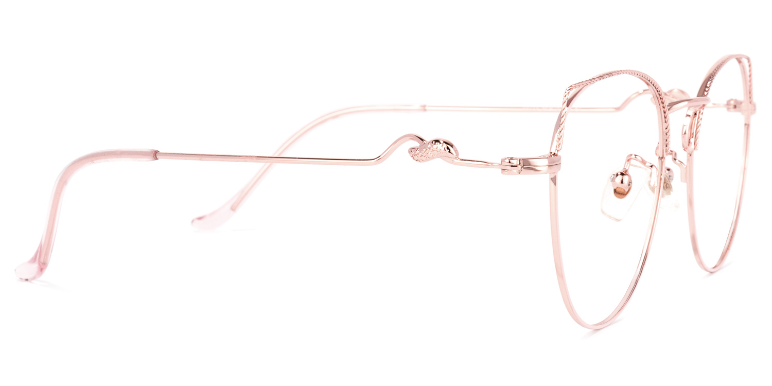 Willis Cateye Pink Glasses | ZEELOOL UK3