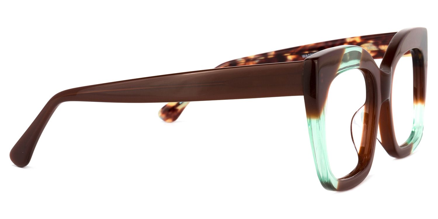 Ximena Cateye Brown Glasses | ZEELOOL UK3